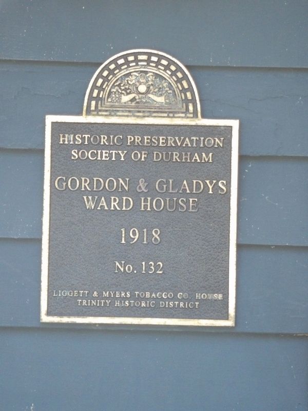 Gordon & Gladys Ward House Marker image. Click for full size.