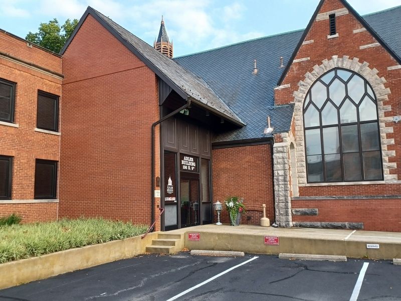 First Christian Church Marker. Click for full size. First Christian Church Marker image. Click for full size.
