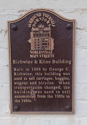 Richwine & Kline Building Marker image. Click for full size.