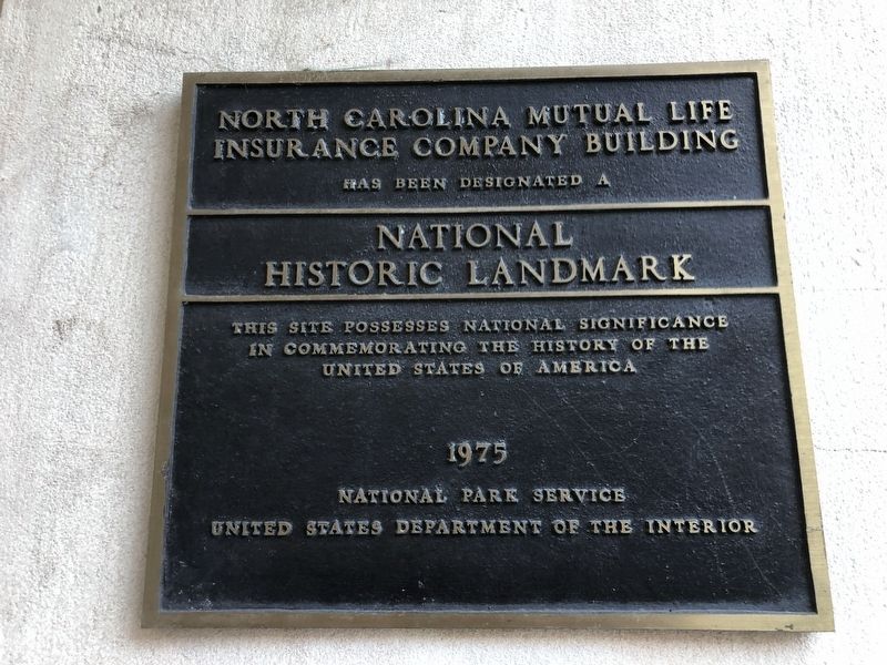 National Historic Landmark plaque image. Click for full size.