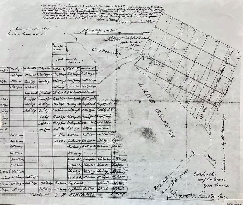 Augustus Jones survey of Barton Township, 1791 image. Click for full size.