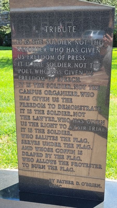 Cherokee County Veterans Memorial - Right Panel. Click for full size. Cherokee County Veterans Memorial - Right Panel image. Click for full size.