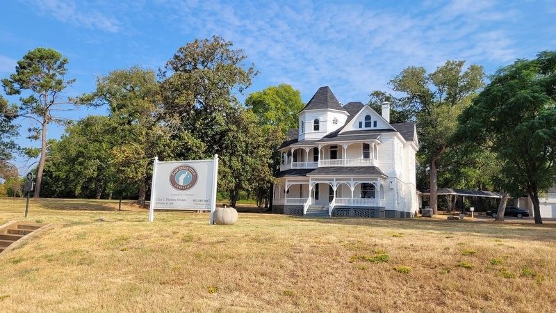 The view of the John Wesley Love Home and Marker from the street image. Click for full size.