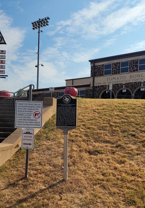 Jacksonville Independent School District Marker image. Click for full size.