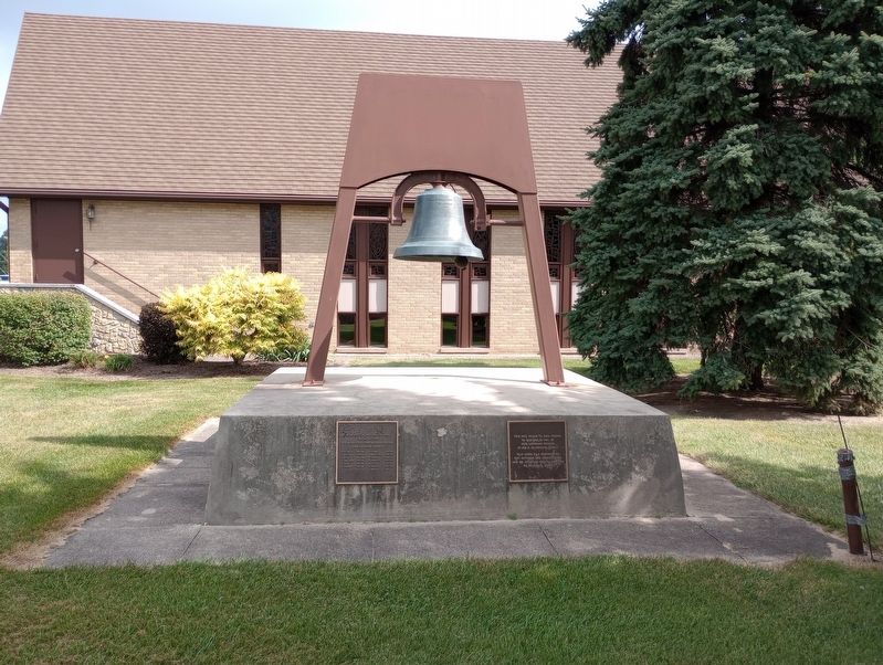 Zion Lutheran Church Bell Marker image. Click for full size.