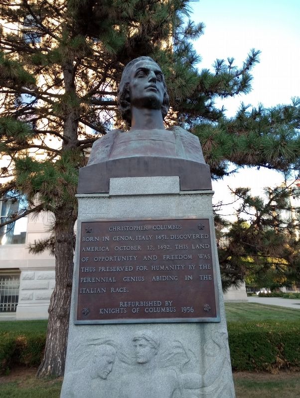 Christopher Columbus Marker, Side One image. Click for full size.