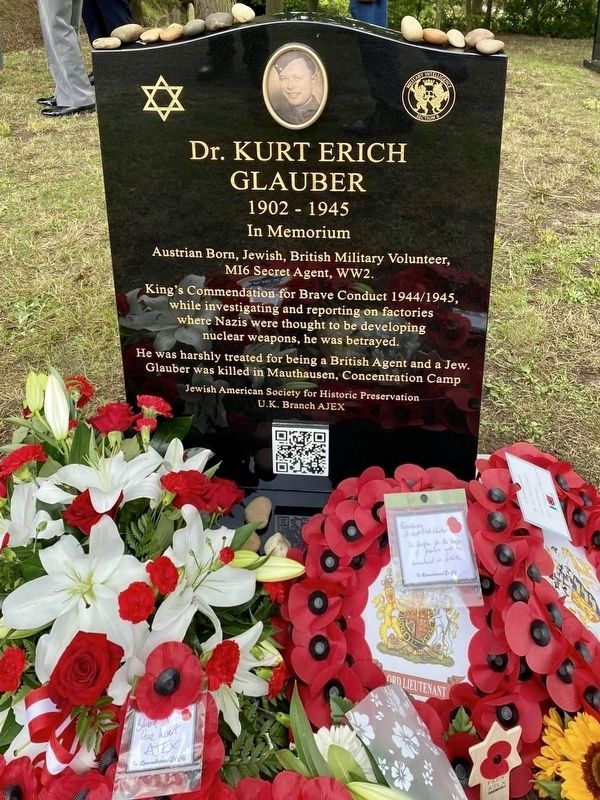 Dr. Kurt Erich Glauber Marker image. Click for full size.