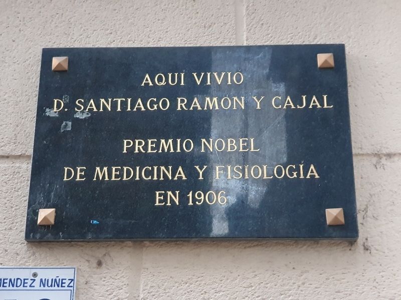 Santiago Ram�n y Cajal Marker image. Click for full size.