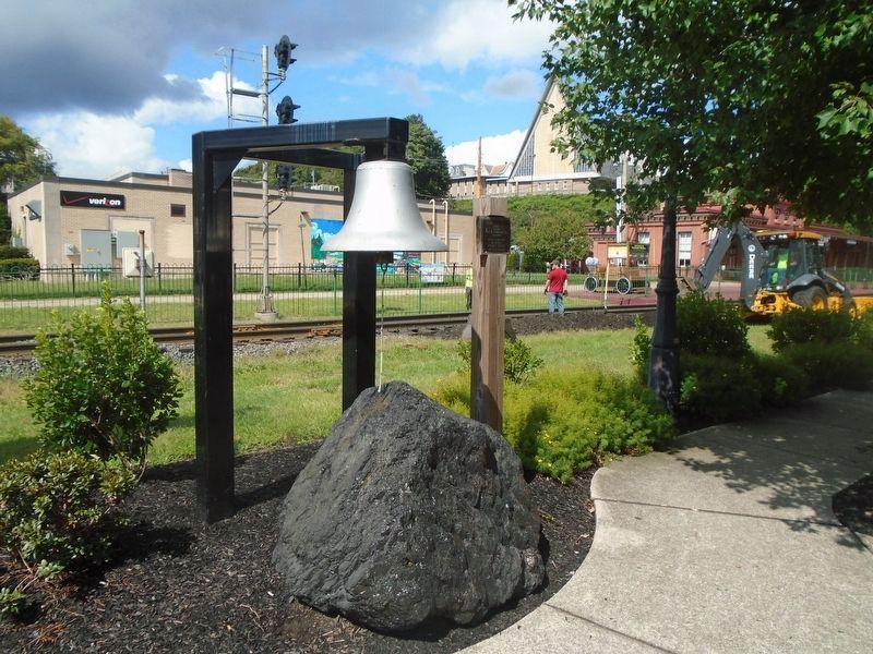 Colliery Bell and Marker. Click for full size. Colliery Bell and Marker image. Click for full size.