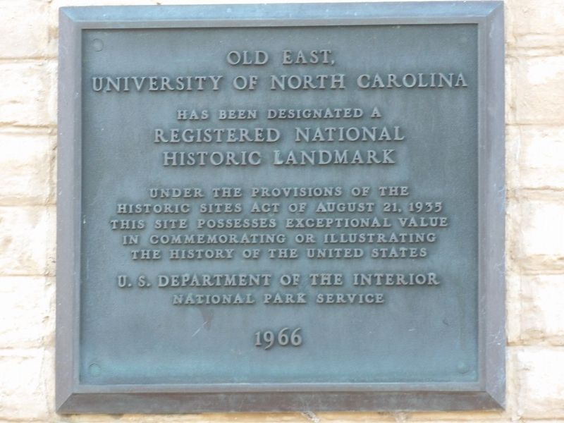 Old East National Historic Landmark Marker image. Click for full size.