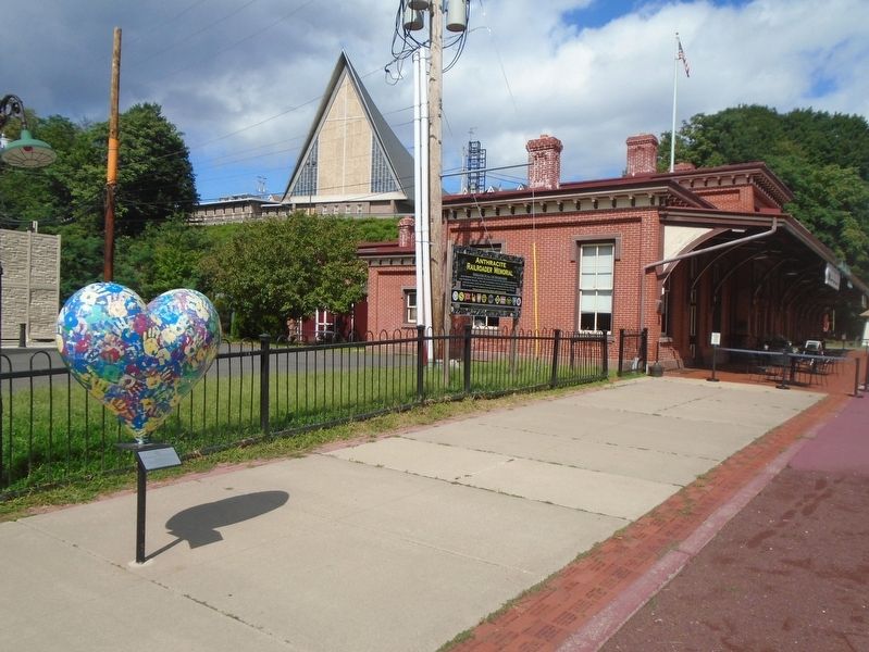 Anthracite Railroader Memorial image. Click for full size.
