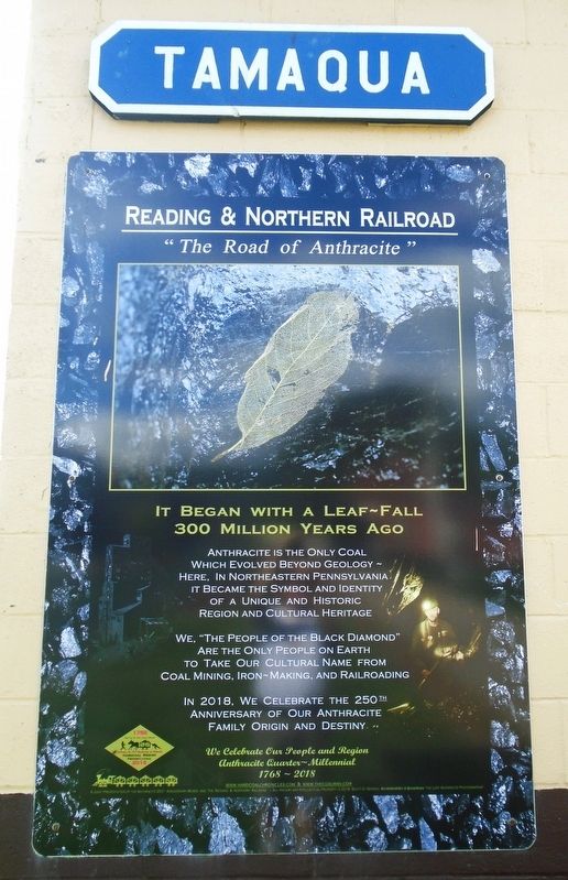Reading & Northern Railroad Marker image. Click for full size.