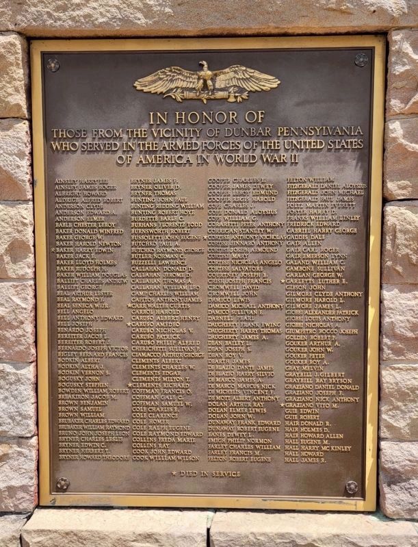 In Honor of Those Who Serve - For God and Country Marker. Click for full size. In Honor of Those Who Serve - For God and Country Marker image. Click for full size.