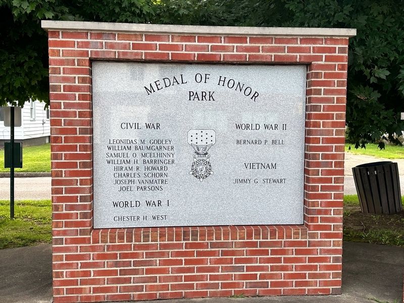 Medal of Honor Park Marker image. Click for full size.