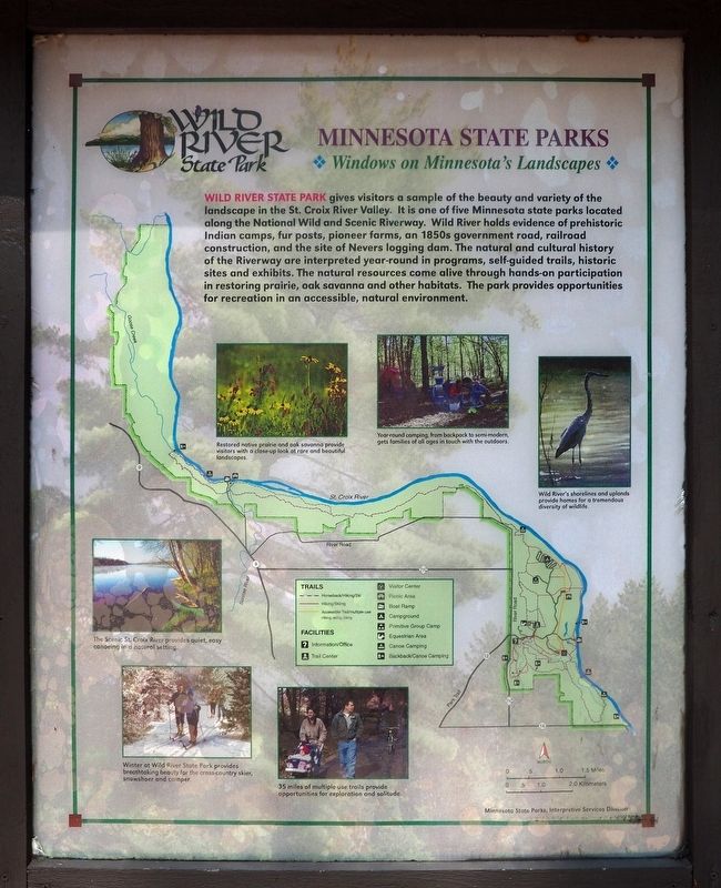 Wild River State Park Marker image. Click for full size.
