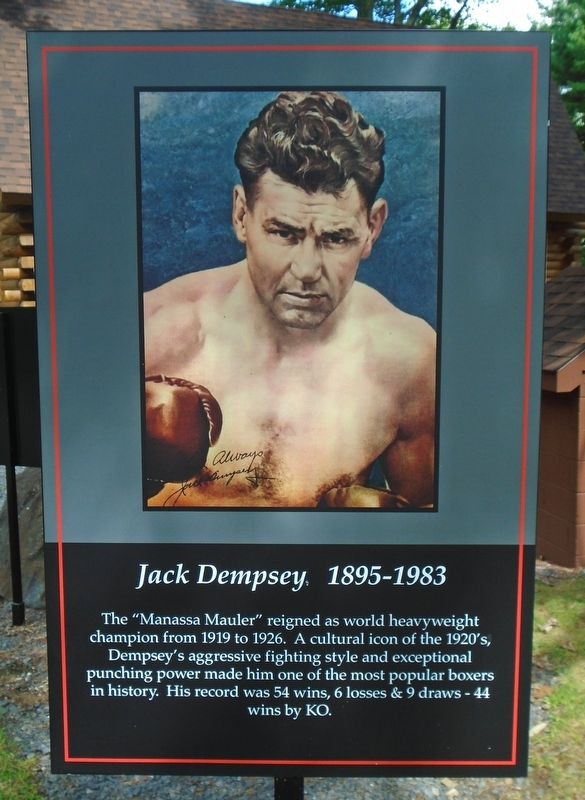 Jack Dempsey Marker. Click for full size. Jack Dempsey Marker image. Click for full size.