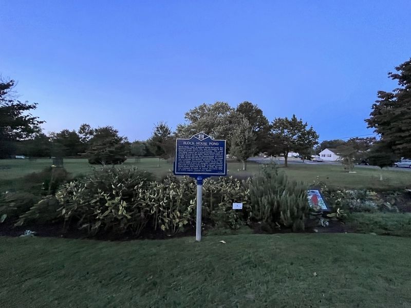 Block House Pond Marker image. Click for full size.