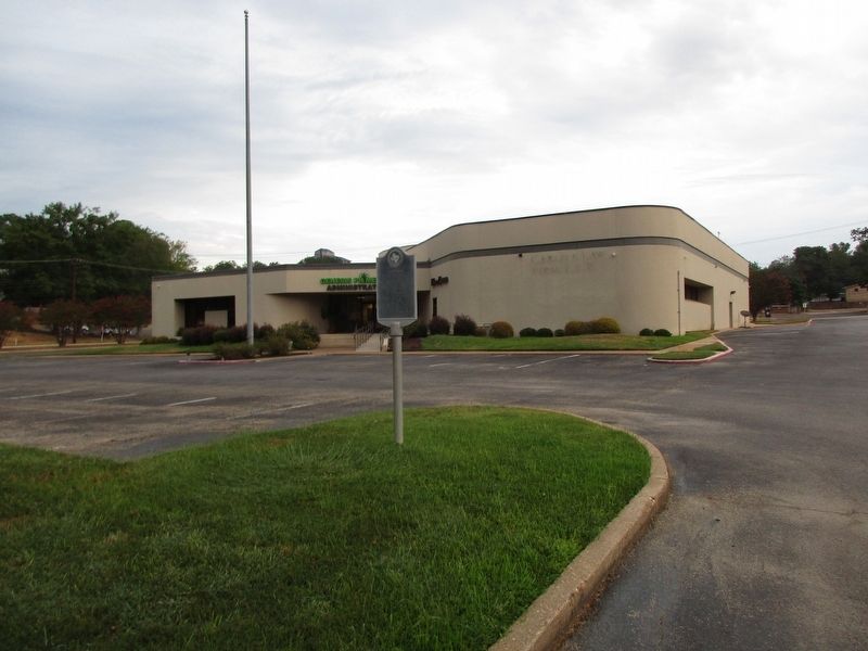 Site of Central School Marker. Click for full size. Site of Central School Marker image. Click for full size.