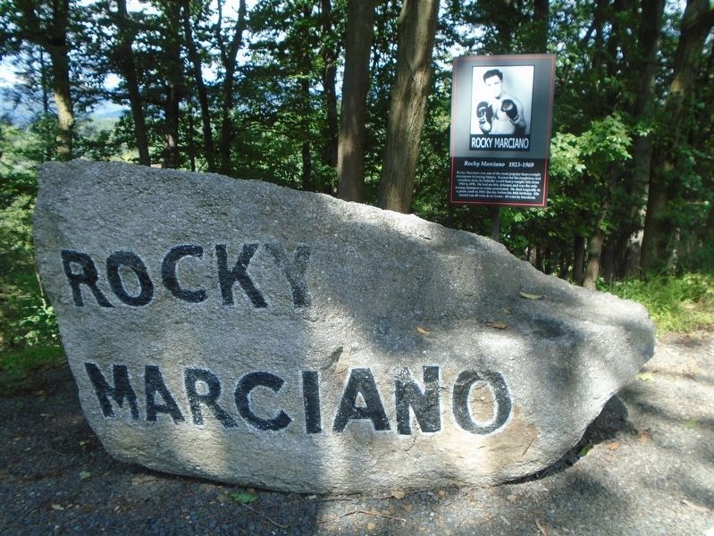 Rocky Marciano Marker image. Click for full size.