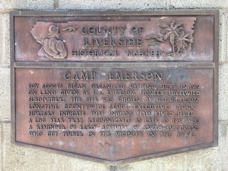 Camp Emerson Marker image. Click for full size.