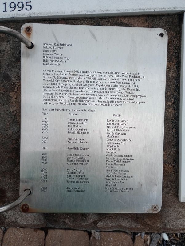 Welcome To The Lienen Corner S M L F O Marker. Click for full size. Welcome To The Lienen Corner S M L F O Marker image. Click for full size.