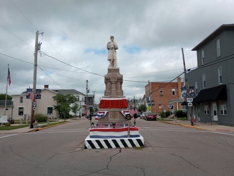Newton Township Civil War Memorial image. Click for full size.
