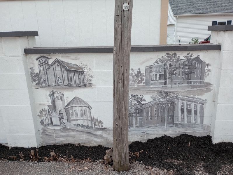 MJL Columbia City Historical Mural Marker image. Click for full size.