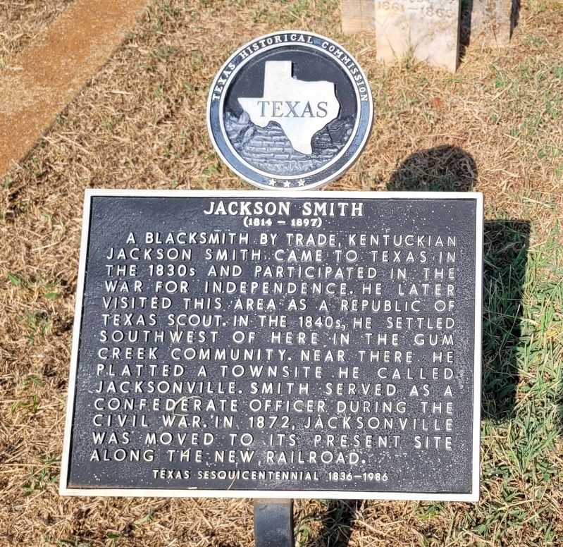 Jackson Smith Marker image. Click for full size.
