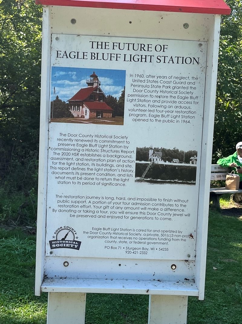The Future of Eagle Bluff Light Station Marker image. Click for full size.