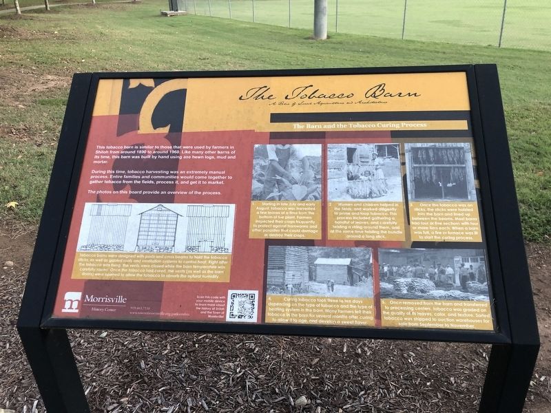 The Tobacco Barn Marker. Click for full size. The Tobacco Barn Marker image. Click for full size.