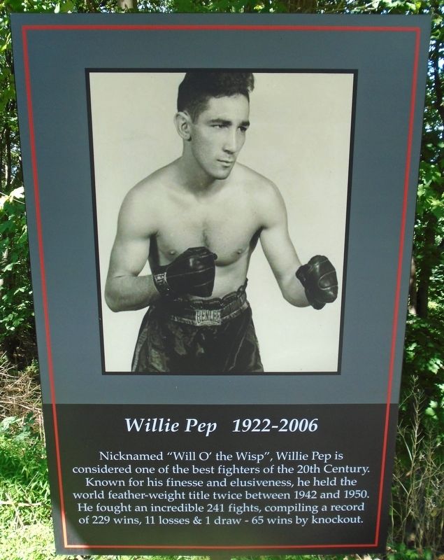 Willie Pep Marker image. Click for full size.