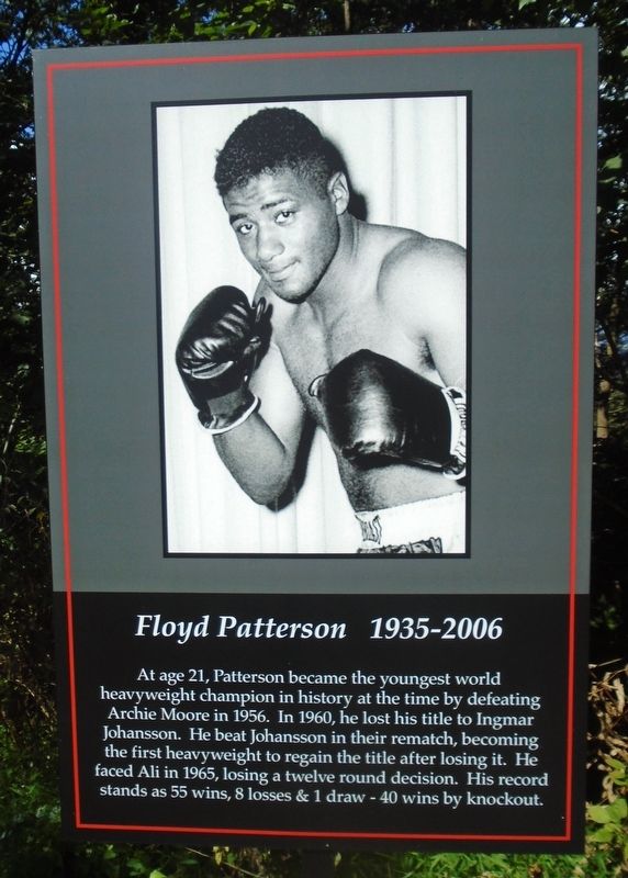 Floyd Patterson Marker image. Click for full size.