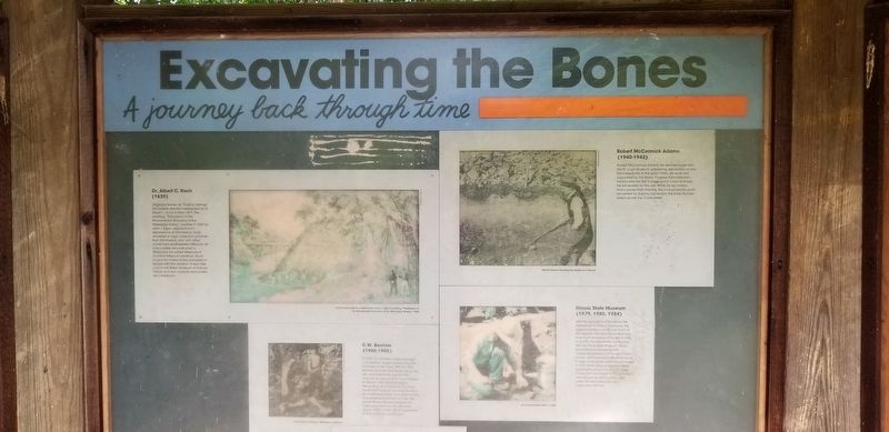 Excavating the Bones Marker. Click for full size. Excavating the Bones Marker image. Click for full size.
