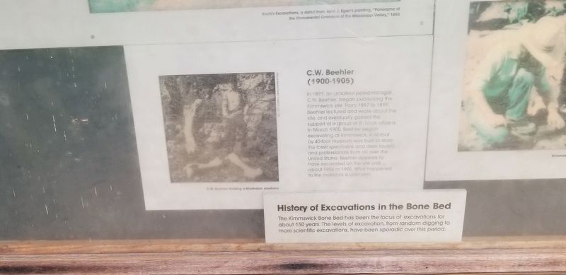 Excavating the Bones Marker. Click for full size. Excavating the Bones Marker image. Click for full size.