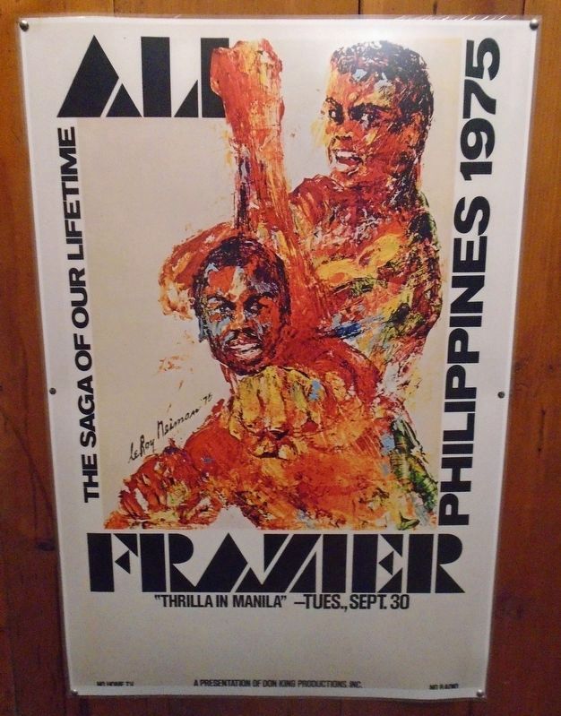 Ali-Frazier Fight Poster. Click for full size. Ali-Frazier Fight Poster image. Click for full size.