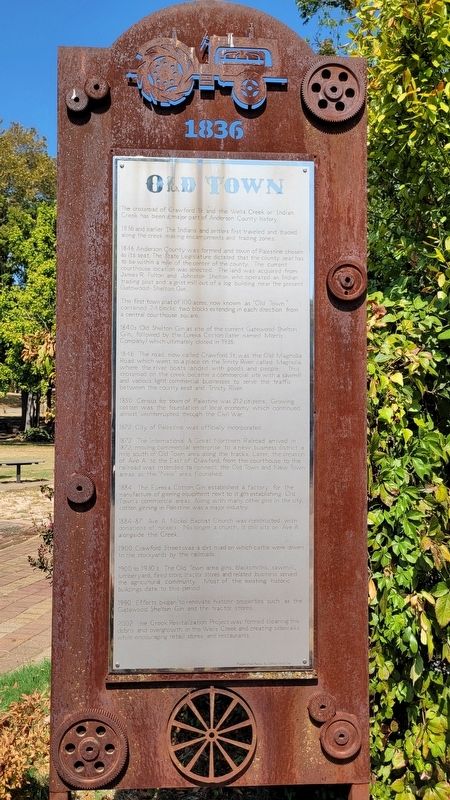 Old Town Marker image. Click for full size.