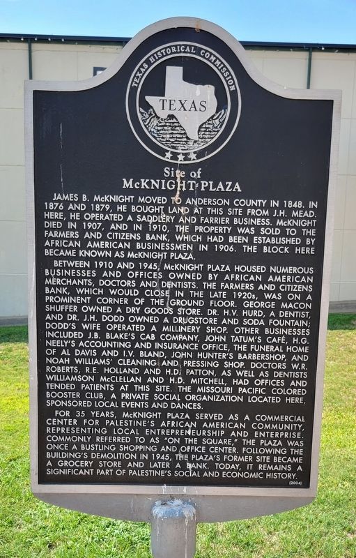 Site of McKnight Plaza Marker image. Click for full size.