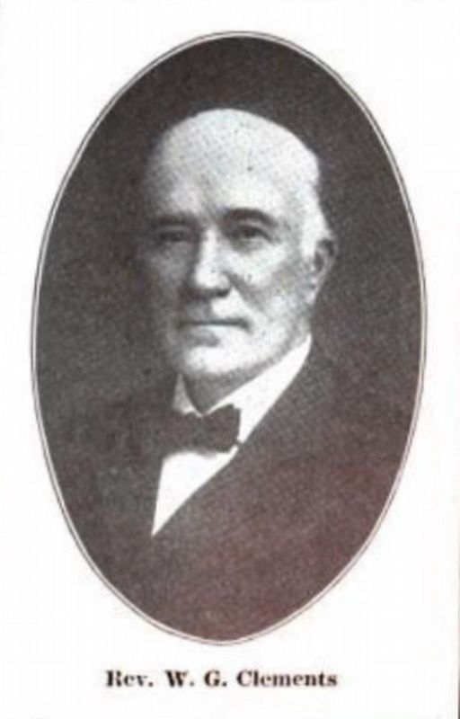 Rev. W.G. Clements image. Click for full size.