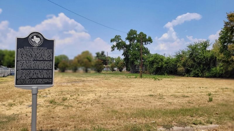 Site of Hawn Lumber Company Marker image. Click for full size.