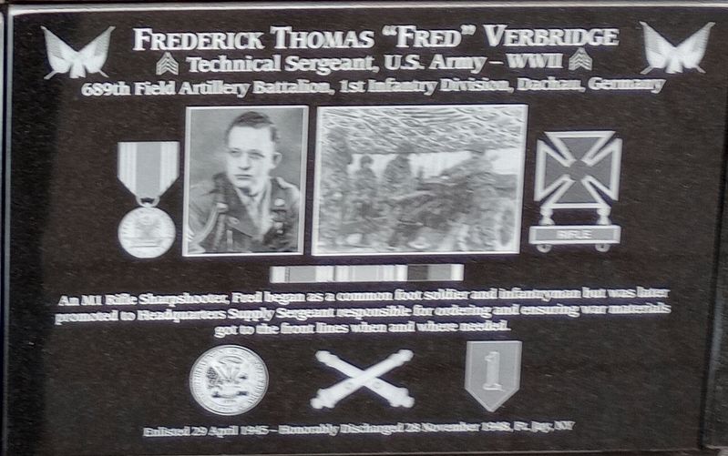 Frederick Thomas "Fred" Verbridge Marker image. Click for full size.