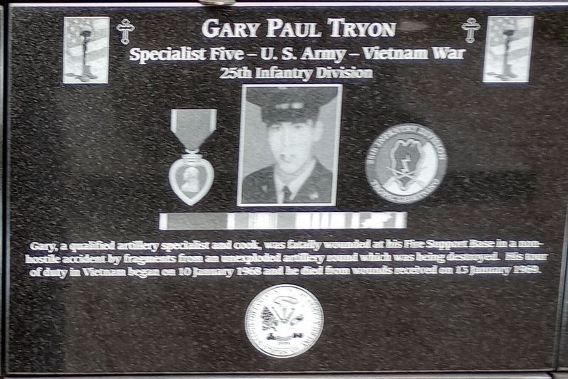 Gary Paul Tryon Marker image. Click for full size.