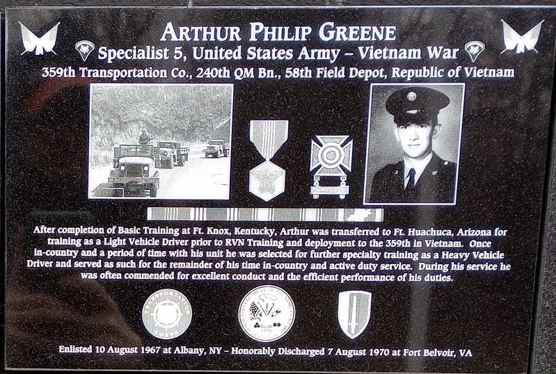 Arthur Philip Greene Marker image. Click for full size.