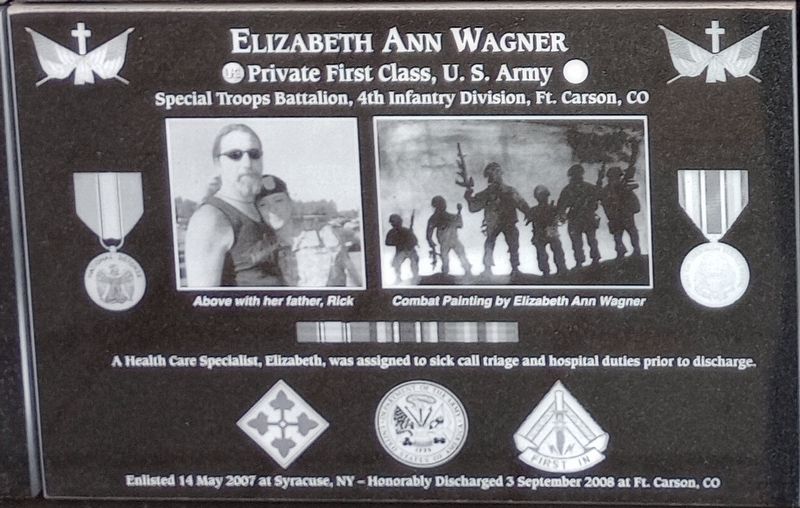 Elizabeth Ann Wagner Marker image. Click for full size.