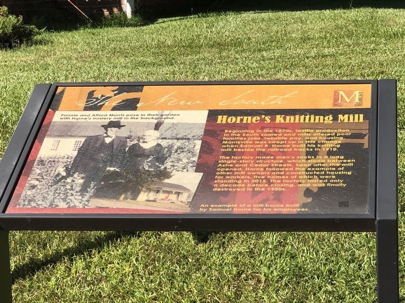 The New South Marker image. Click for full size.