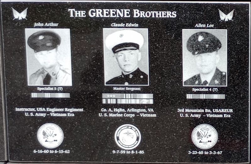 The Greene Brothers Marker image. Click for full size.