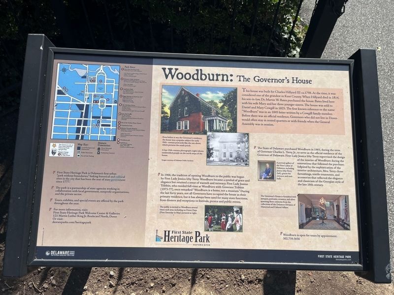 Woodburn: The Governor's House Marker image. Click for full size.