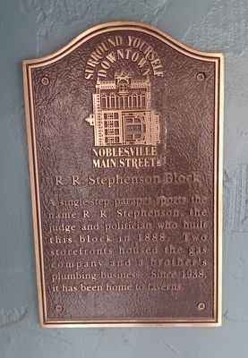 R. R. Stephenson Block Marker image. Click for full size.