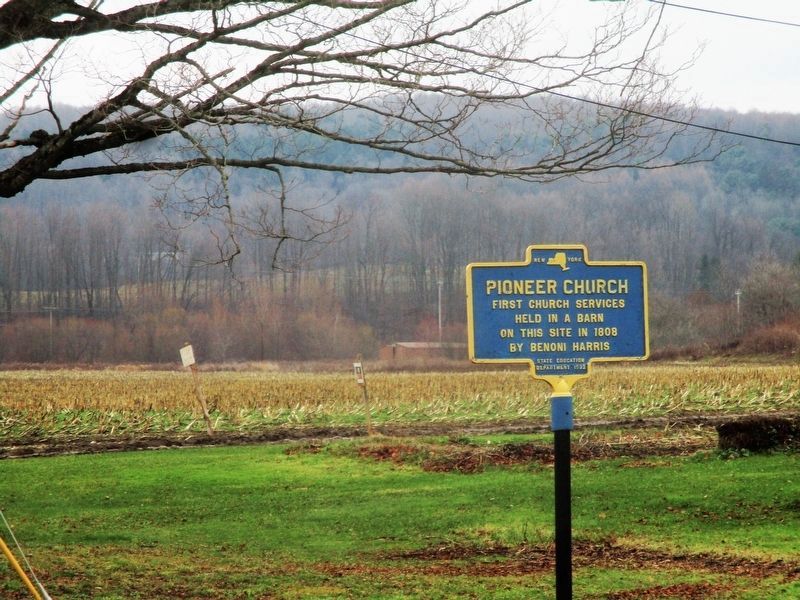 Area Surrounding Pioneer Church Marker image. Click for full size.