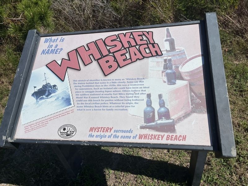 Whiskey Beach Marker image. Click for full size.