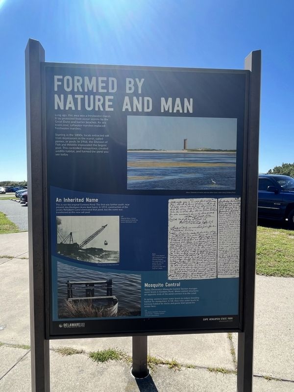 Formed By Nature And Man Marker image. Click for full size.